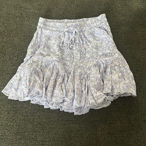 Aeropostale purple floral skirt